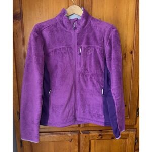 Mountain Hardwear Women's L Jacket Monkey Woman Fleece Coat Soft Fuzzy Outdoor